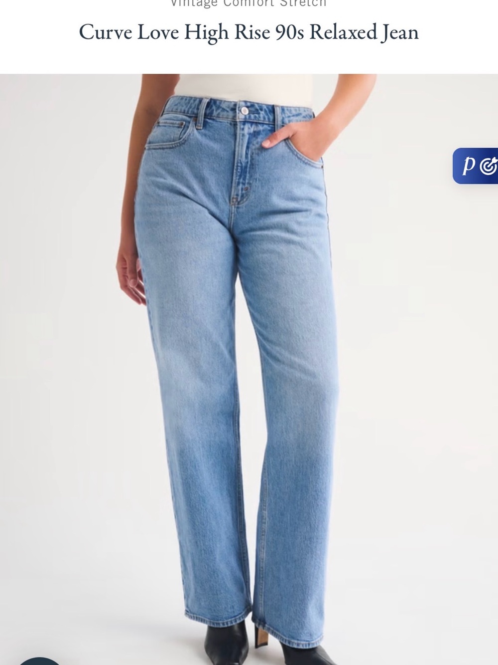 Curve Love High Rise 90s Relaxed Jean